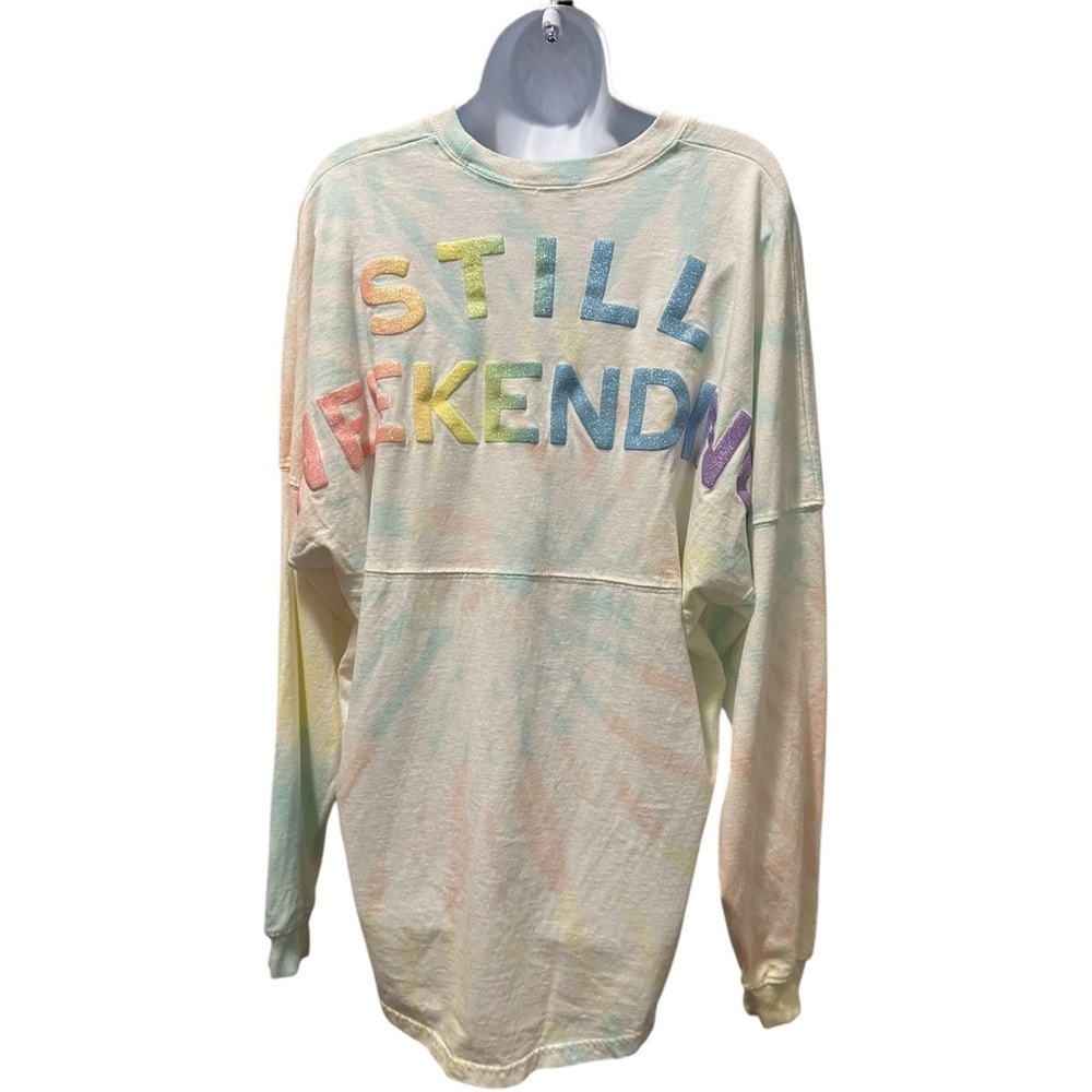 Still Weekending ~ Pastel Tie-Dye Pullover Tee